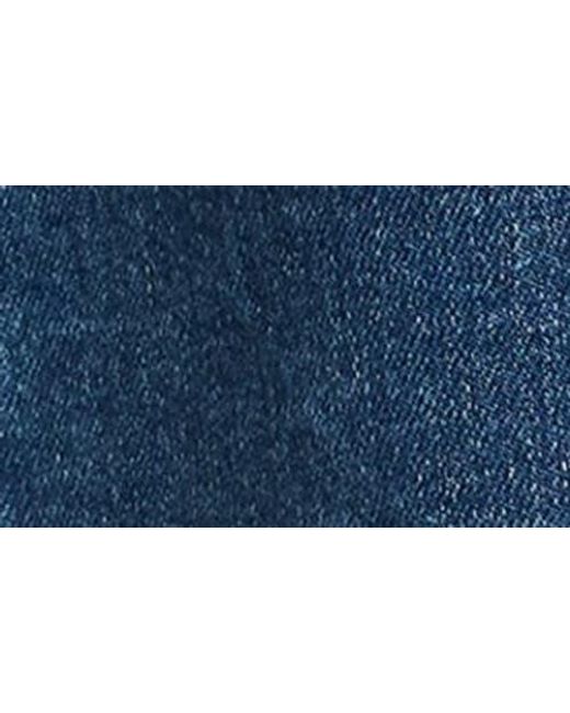 GOOD AMERICAN Blue Soft-Tech Good Petite Wide Leg Palazzo Jeans