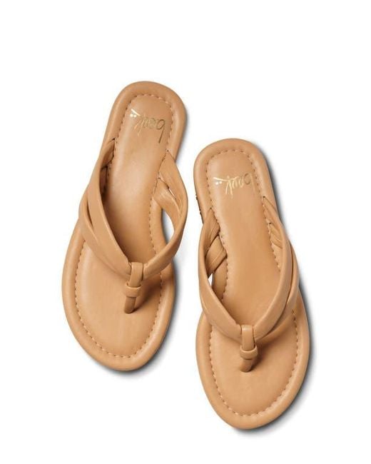 Beek Natural Padded Strap Flip Flops