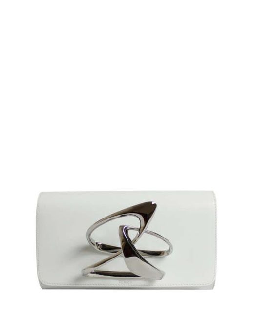 PERRIN Paris Black Zaha Hadid Loop Clutch