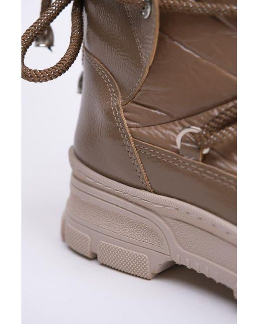 Prologue Shoes Brown Rosie Fur Lined Boot