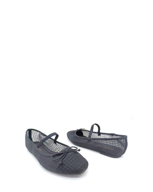 Kenneth Cole White Myra Mesh Ballet Flat