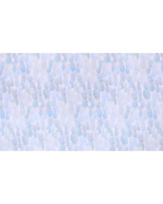 Bugatchi White Victor Ooohcotton Pineapple Print Polo for men