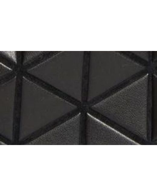 Issey Miyake Black Tonneau Matte Crossbody Bag