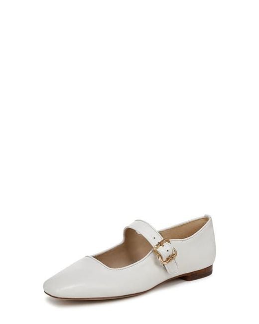 Sam Edelman White Michaela Mary Jane Flat