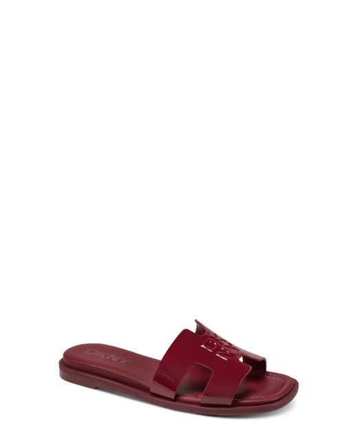 DKNY Purple Columba Slide Sandal