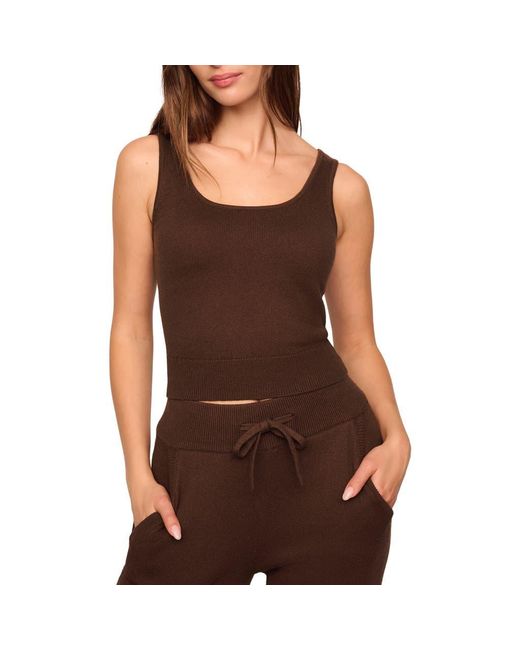Eberjey Brown Sweater Knit Tank