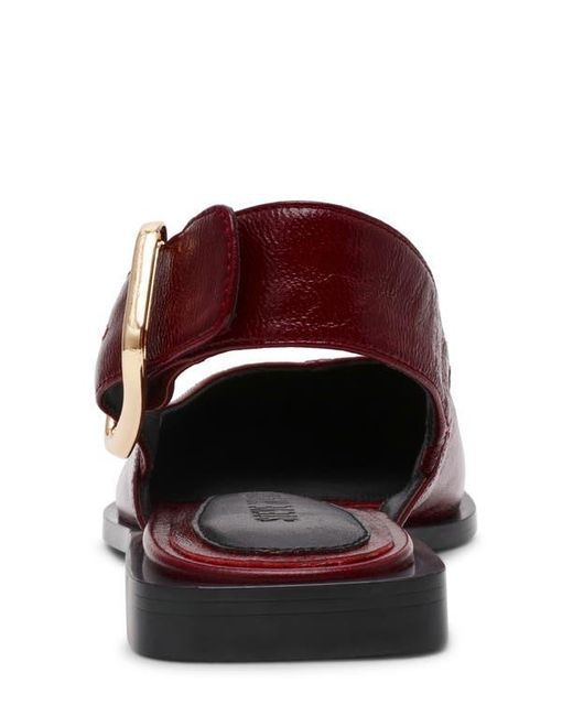 Steve Madden Shay Slingback Pointed-toe Flats in Red | Lyst