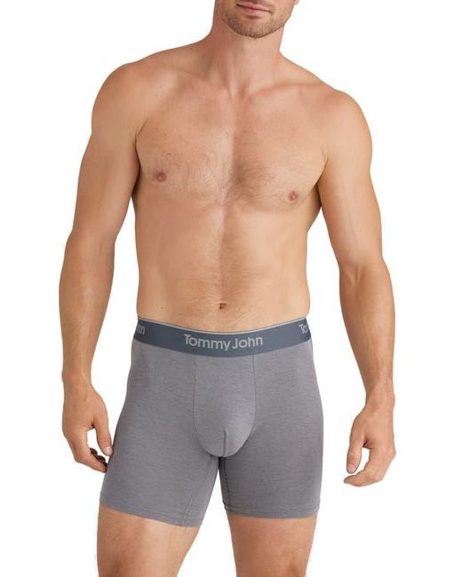 Tommy John Blue 3-Pack Second Skin 6-Inch Stretch Modal Boxer Briefs for men
