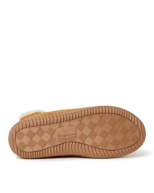 Dearfoams Brown Brixen Bootie Slipper for men