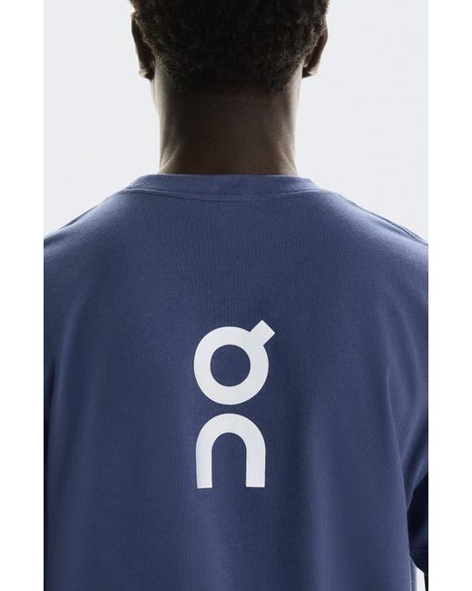 On Shoes Blue Club Oversize Organic Cott Blend Hoodie for men