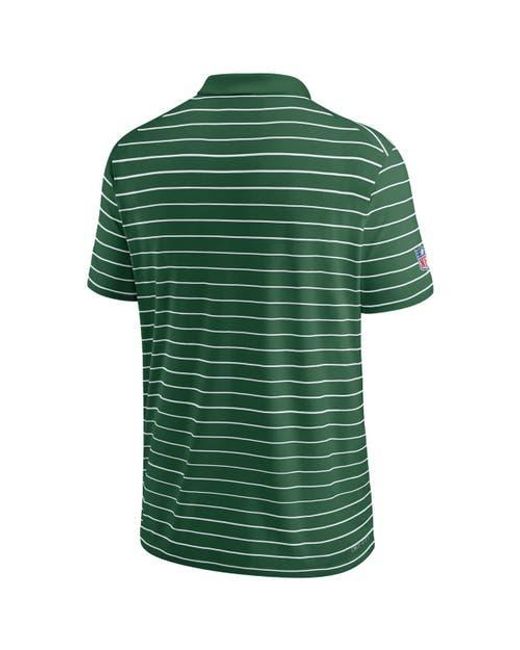 Nike Green New York Jets Sideline Lock Up Victory Performance Polo for men