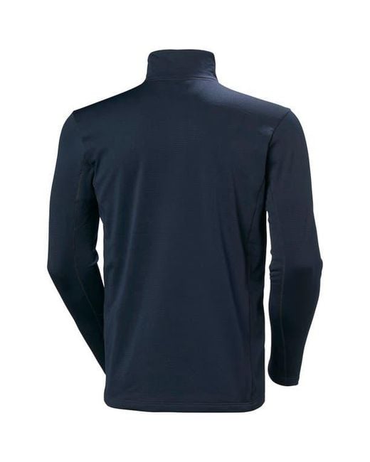 Helly Hansen Blue Versatile Half Zip Midlayer Fleece Pullover for men