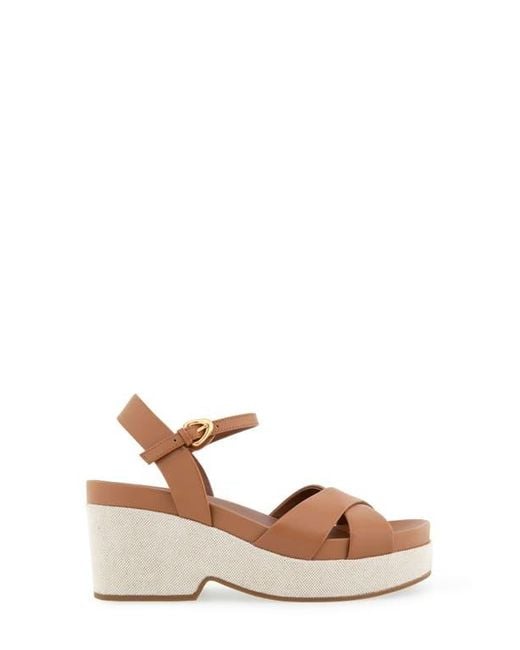 Aerosoles Brown Chabella Platform Sandal
