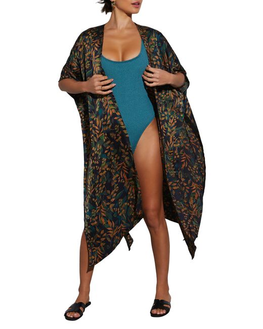 Vici Collection Black Lizbeth Open Front Cover-up Wrap