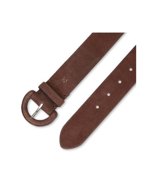 Cole Haan Covered Buckle Suede Belt – Light Brown – Size M – NWT Cole Haan Covered Buckle Suede Belt in Brown | Lyst main image 4