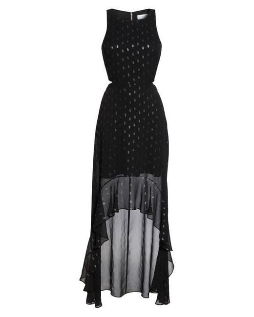 Ali Jay Wanna Dance High Low Maxi Dress in Black Lyst