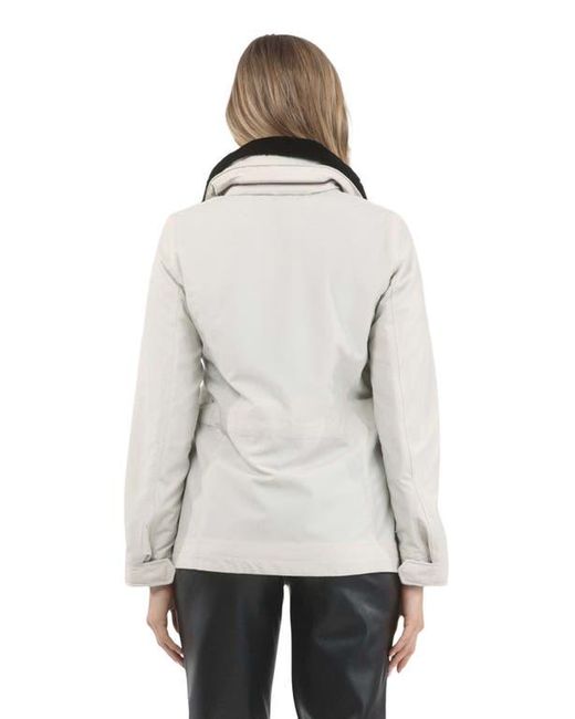 Gorski White Loro Piana Storm System Jacket