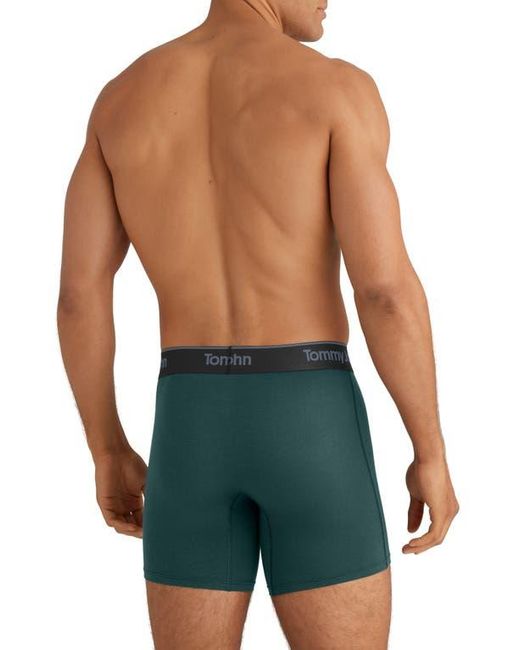 Tommy John Green 3-Pack Second Skin 6-Inch Stretch Modal Boxer Briefs for men