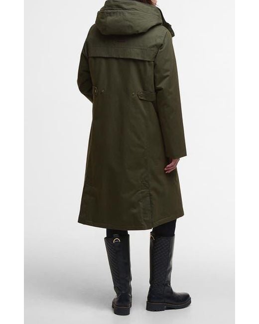 Barbour Black Bamburgh Hooded Waterproof Jacket