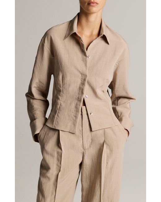 Vince Natural Blouson Crop Jacket