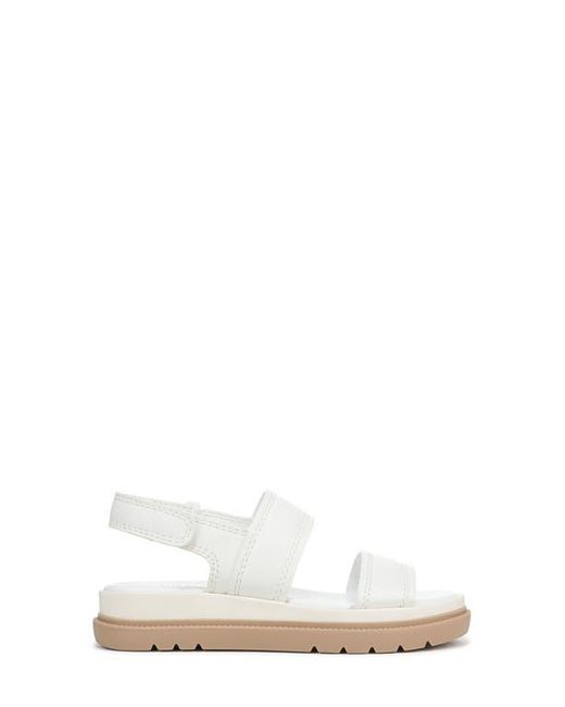 Naturalizer White Attract Slingback Platform Sandal
