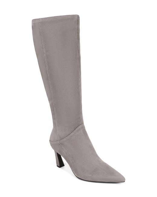 Naturalizer Gray Edina Pointed Toe Knee High Boot