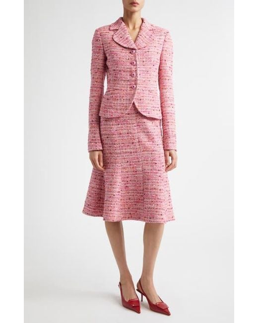 St. John Pink Provence Tweed Jacket