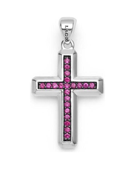Lagos White Anthem Cross Pendant