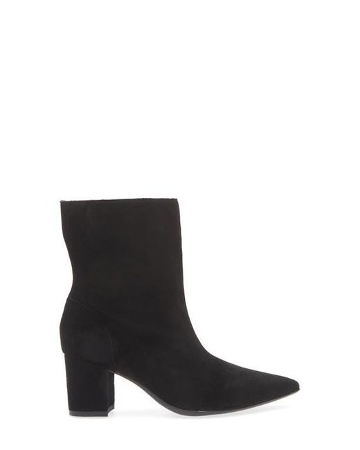 Chocolat Blu Black Lynette Block Heel Bootie