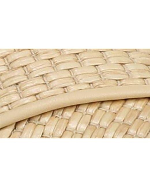 Veronica Beard Natural Danika Ankle Strap Platform Sandal