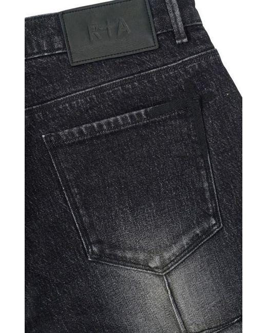RTA Clayton Ripped Skinny Jeans in Blue for Men | Lyst
