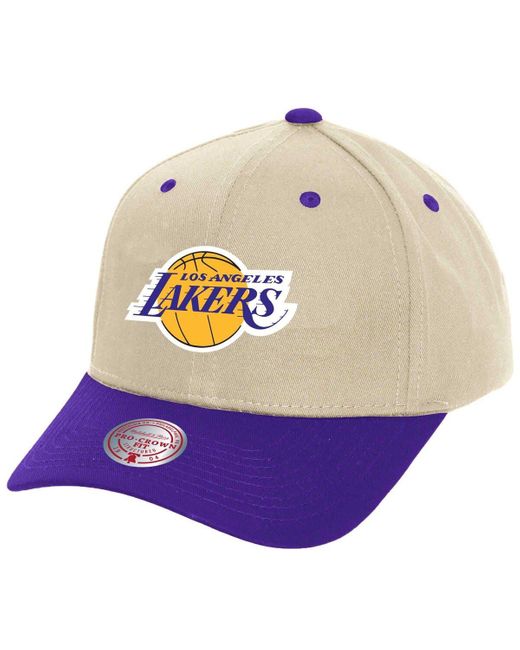 Mitchell & Ness Purple Los Angeles Lakers Game On Two-tone Pro Crown Adjustable Hat At Nordstrom for men