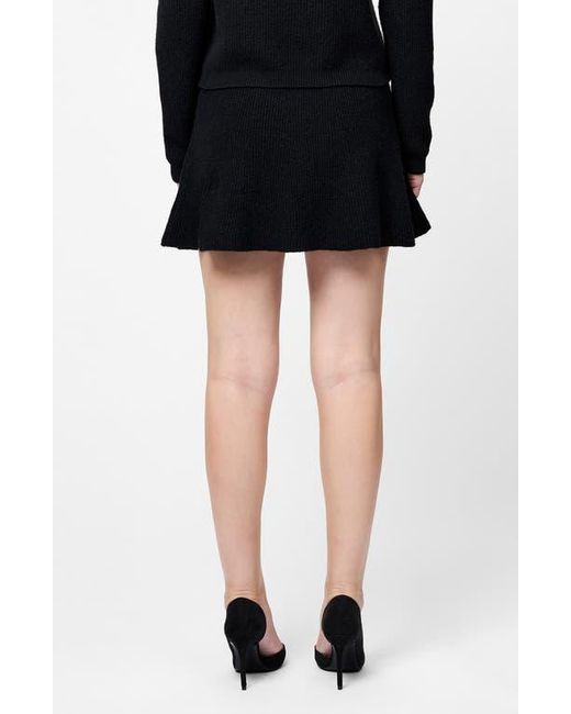 French Connection Black Vhari Sweater Miniskirt