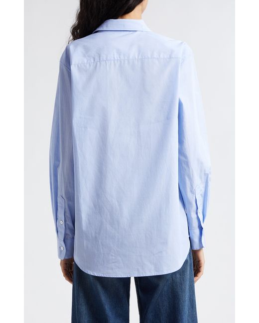 Nili Lotan Blue Raphael Classic Shirt