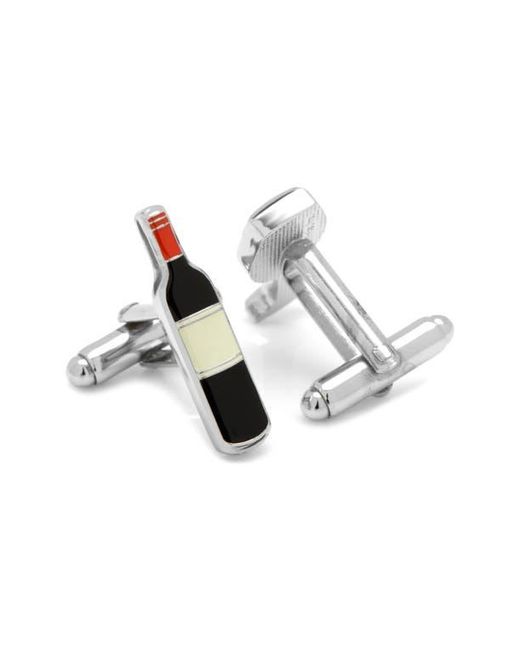 Cufflinks Inc. Metallic Wine & Bottle Cuff Links for men