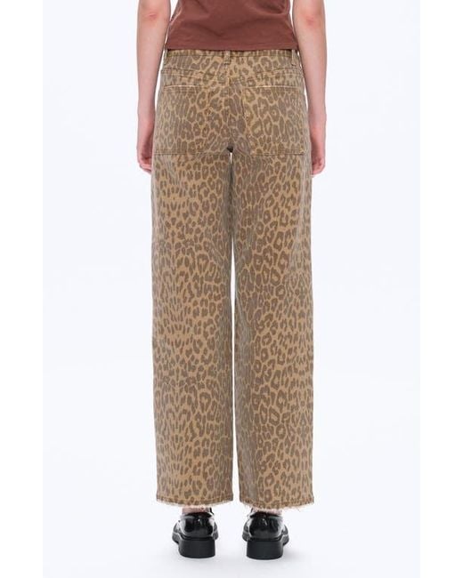 Bayeas Brown High Waist Wide Leg Jeans