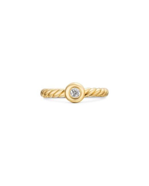 David Yurman Multicolor Petite Cable Ring