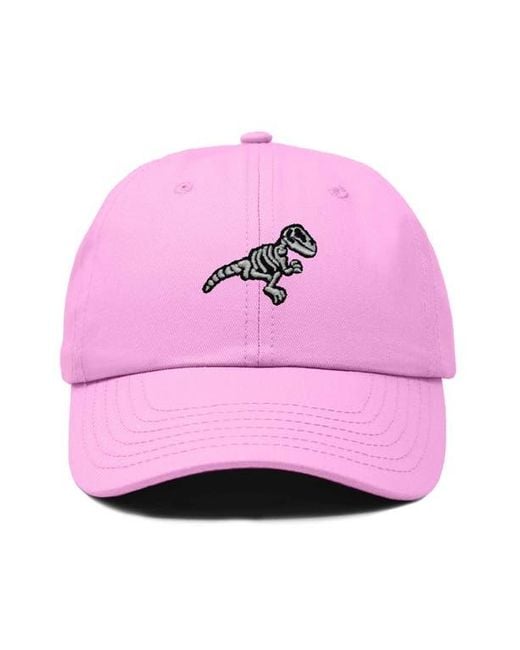 Alix Pink Fossil Embroidered Outdoor Hat for men