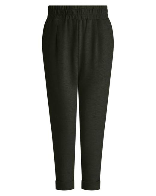 Varley Black The Rolled Cuff 25-Inch Pants