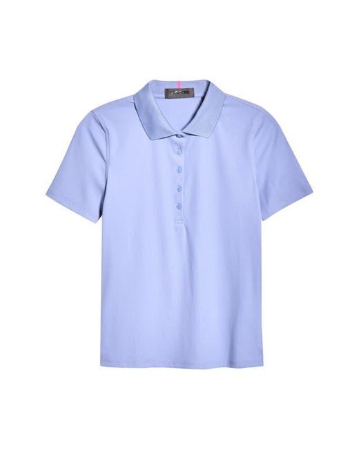 G/FORE Blue Tech Rib Golf Polo