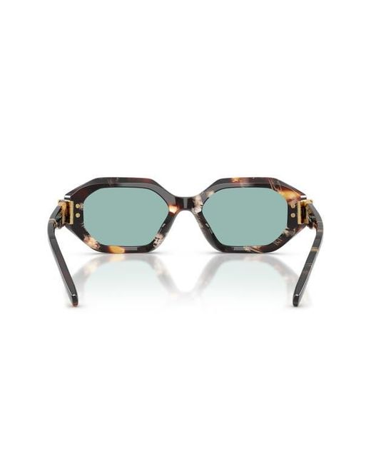 Tory Burch Green Geometric Sunglasses