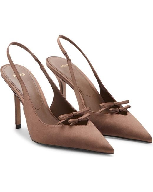 Mango Brown Laurel Slingback Pump