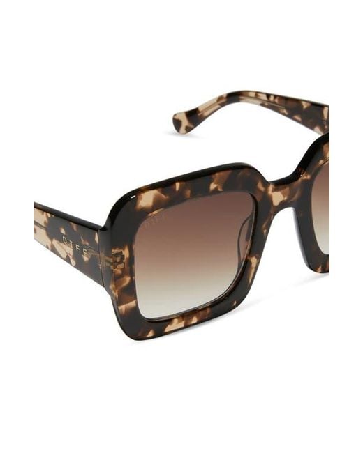 DIFF Multicolor Charise 51Mm Square Sunglasses