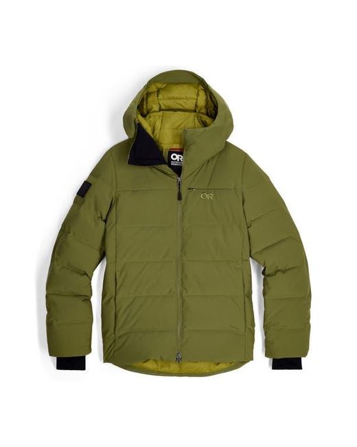 Outdoor Research Green Snowcrew Down Jacket