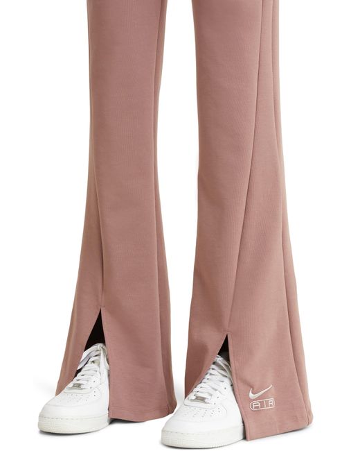 Nike Pink Air High Waist Flare leggings