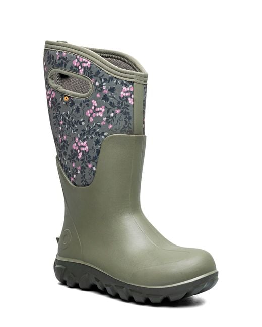 Bogs Green Classic Seamless Tall Rain Boot for men
