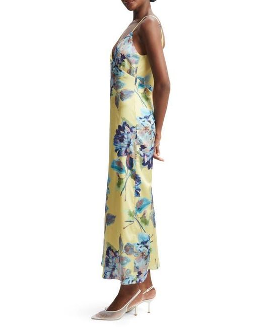 Bardot Multicolor Wintour Floral Print Satin Dress