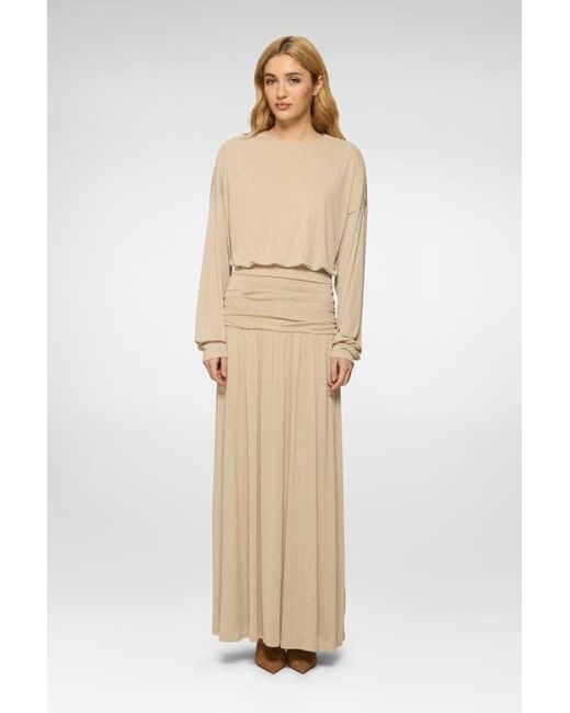 DASKA Asiya Dress in Natural | Lyst