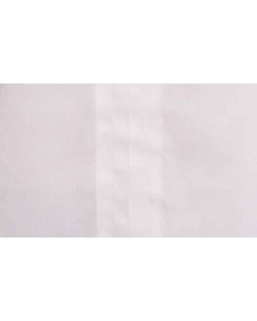 Foxcroft White Bella Solid Popover Top