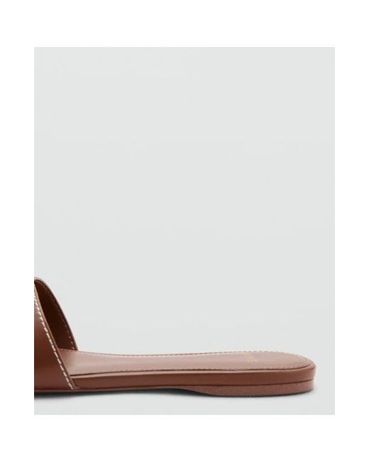 Mango Brown Bit Slide Sandal